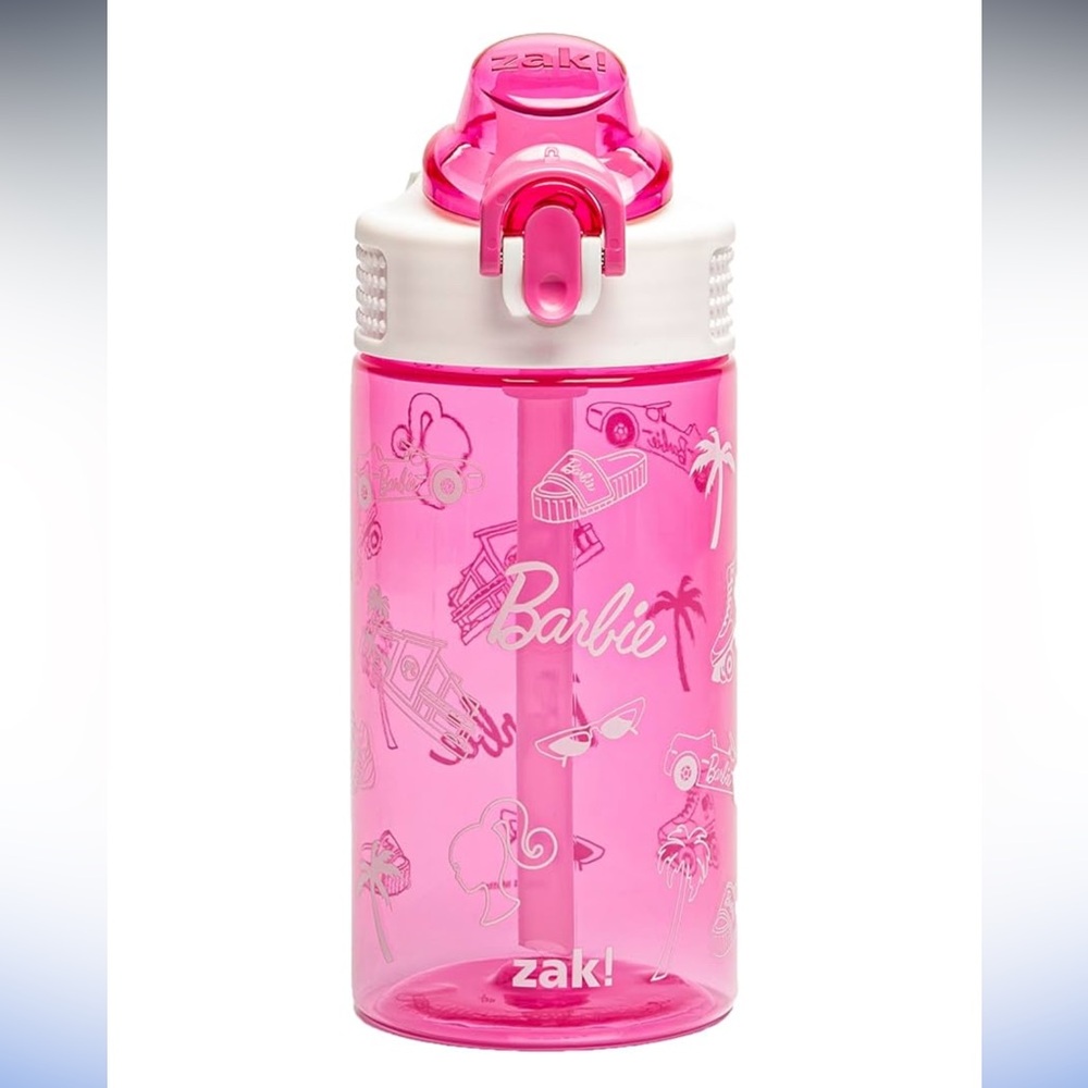 Zak! Pink Barbie Water Bottle